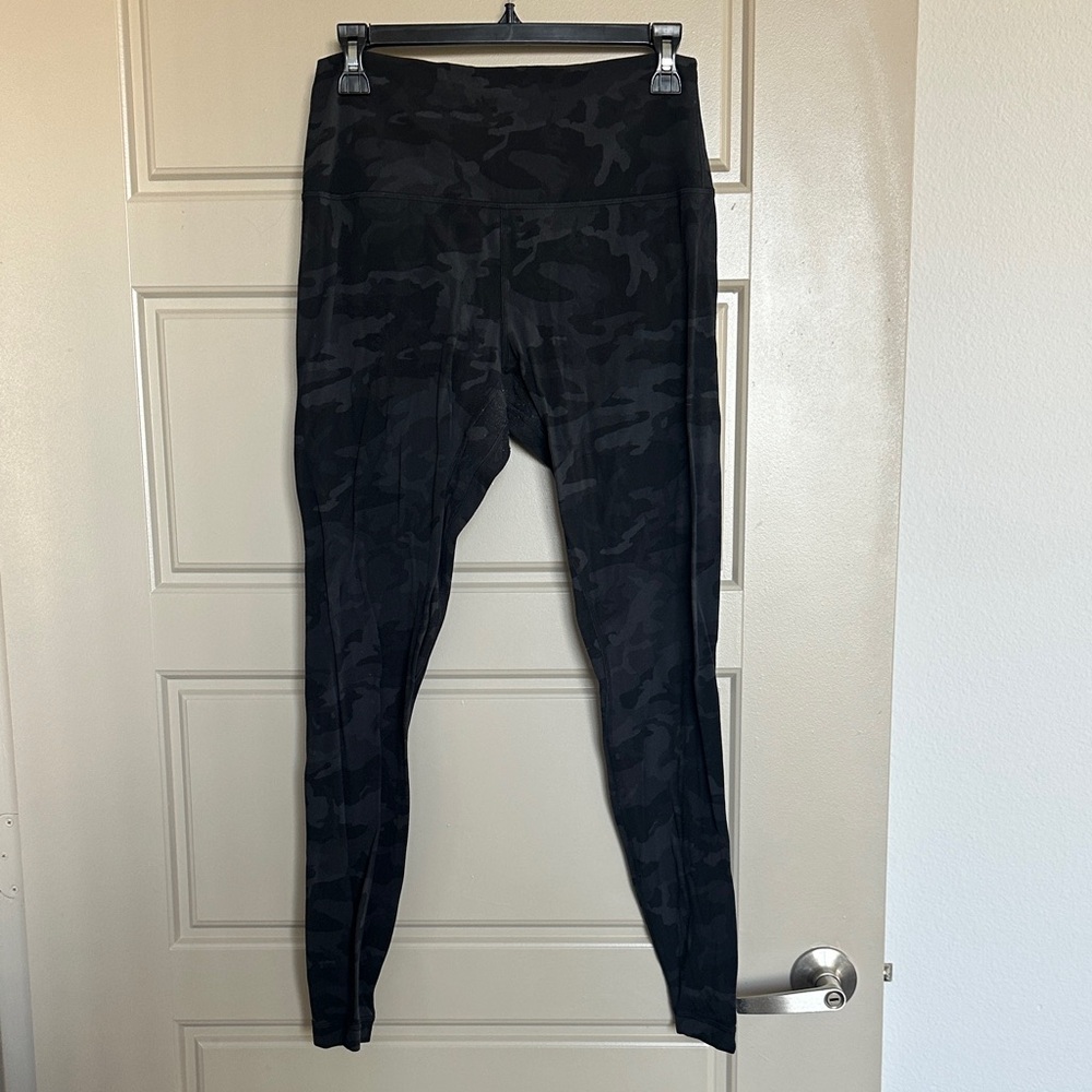Lululemon Align Black Camouflage Leggings